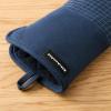 imageKITCHENAID Gourmet Series Gridlines Oven Mitts 2Pack Set Heat Resistant up to 600F Soft Silicone Grip Magnetic Cuff Matte Black 7quotx14quotInk Blue