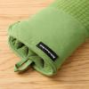 imageKITCHENAID Gourmet Series Gridlines Oven Mitts 2Pack Set Heat Resistant up to 600F Soft Silicone Grip Magnetic Cuff Matte Black 7quotx14quotMatcha Green