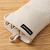 imageKITCHENAID Gourmet Series Gridlines Oven Mitts 2Pack Set Heat Resistant up to 600F Soft Silicone Grip Magnetic Cuff Matte Black 7quotx14quotMilkshake Tan