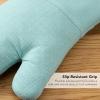 imageKITCHENAID Gourmet Series Gridlines Oven Mitts 2Pack Set Heat Resistant up to 600F Soft Silicone Grip Magnetic Cuff Matte Black 7quotx14quotMineral Water Aqua