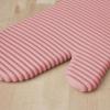 imageKITCHENAID Ribbed Soft Silicone Oven Mitt 2Pack Set 75quotx13quot Butter YellowDried Rose