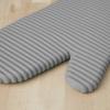 imageKITCHENAID Ribbed Soft Silicone Oven Mitt 2Pack Set 75quotx13quot Butter YellowGray