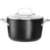 imageKitchenAid Hard Anodized Induction Nonstick Cookware Saute PanJumbo Cooker with Lid and Helper Handle Dishwasher Safe 5 Quart Non Stick Sauteuse with Stainless Steel Handles  Matte BlackCookware Set 10 Piece