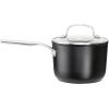 imageKitchenAid Hard Anodized Induction Nonstick Cookware Saute PanJumbo Cooker with Lid and Helper Handle Dishwasher Safe 5 Quart Non Stick Sauteuse with Stainless Steel Handles  Matte BlackCookware Set 10 Piece