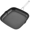 imageKitchenAid Hard Anodized Induction Nonstick Cookware Saute PanJumbo Cooker with Lid and Helper Handle Dishwasher Safe 5 Quart Non Stick Sauteuse with Stainless Steel Handles  Matte BlackGrill Pan 1125