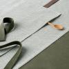 image:imageKitchenAid Evergreen Design Series Herringbone Apron 100 Cotton Adjustable Straps Deep Forest Green 32x28
