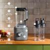 image:imageKitchenAid Pure Power Blender with 2 Personal Blending Jars 1700 Watt Peak Power KSB2078 Black MatteMatte Charcoal Grey