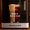 image:imageKitchenAid Fully Automatic Espresso Machine KF2 with 6 Hot and Iced Coffee Options  BuiltIn Grinder  Steam Wand Black Matte KES8452