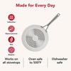 image:imageKitchenAid Hard Anodized Ceramic Nonstick Pots and Pans Set with Saucepans Frying Pans Stockpot and Lids 10 Piece Non Stick Cookware Set with Stainless Steel Handles  Porcelain WhitePorcelain