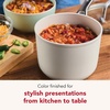 image:imageKitchenAid Hard Anodized Ceramic Nonstick Pots and Pans Set with Saucepans Frying Pans Stockpot and Lids 10 Piece Non Stick Cookware Set with Stainless Steel Handles  Porcelain WhitePorcelain