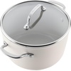 image:imageKitchenAid Hard Anodized Ceramic Nonstick Pots and Pans Set with Saucepans Frying Pans Stockpot and Lids 10 Piece Non Stick Cookware Set with Stainless Steel Handles  Porcelain WhitePorcelain
