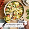 image:imageKitchenAid Hard Anodized Ceramic Nonstick Pots and Pans Set with Saucepans Frying Pans Stockpot and Lids 10 Piece Non Stick Cookware Set with Stainless Steel Handles  Porcelain WhiteWhite