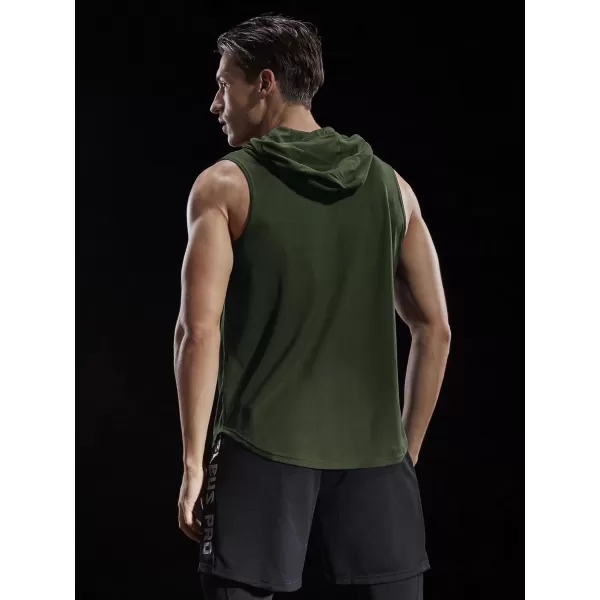 NELEUS Dry Fit Workout Athletic Muscle Tank with Hoods Pack of 3