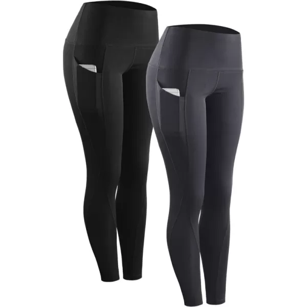NELEUS High Waist Running Workout Leggings for Yoga with Pockets