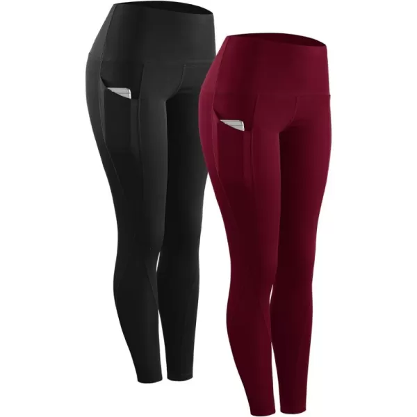 NELEUS High Waist Running Workout Leggings for Yoga with Pockets