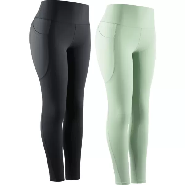 NELEUS High Waist Running Workout Leggings for Yoga with Pockets