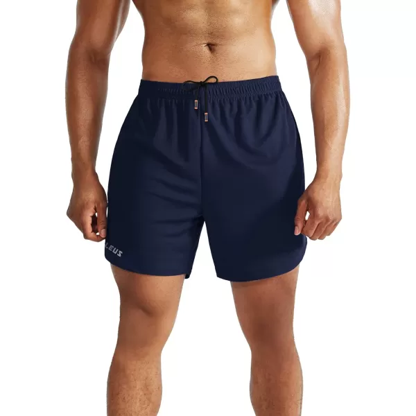 NELEUS Men's 2 in 1 Running Shorts with Liner,Dry Fit Workout Shorts with Pockets