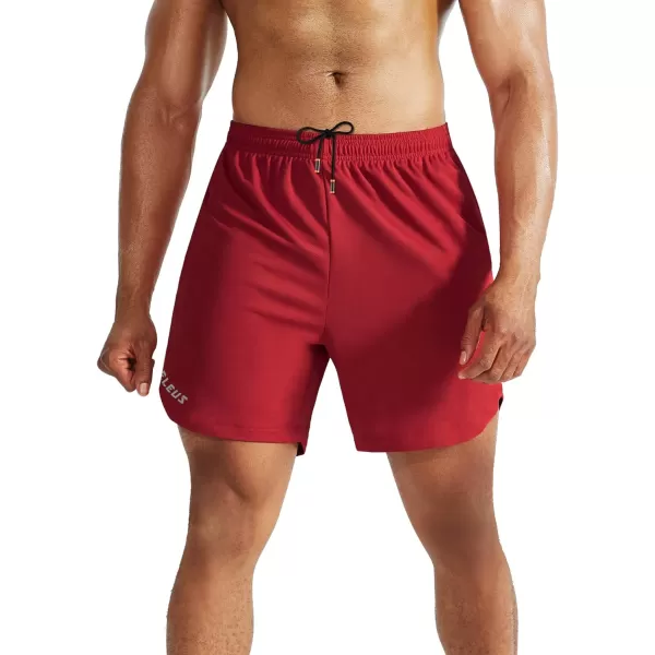 NELEUS Men's 2 in 1 Running Shorts with Liner,Dry Fit Workout Shorts with Pockets