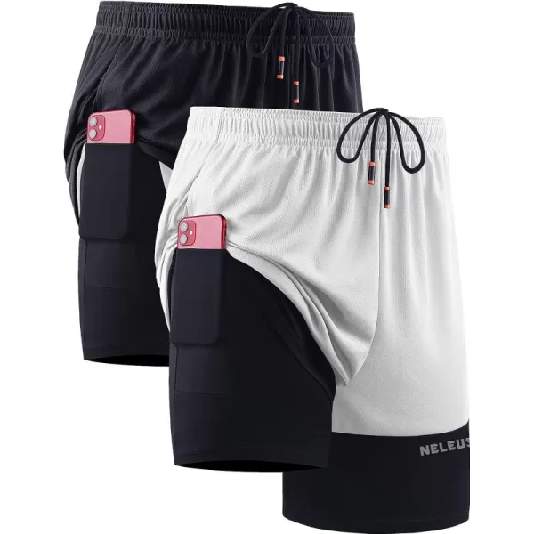 6094# Black/White,2 Pack