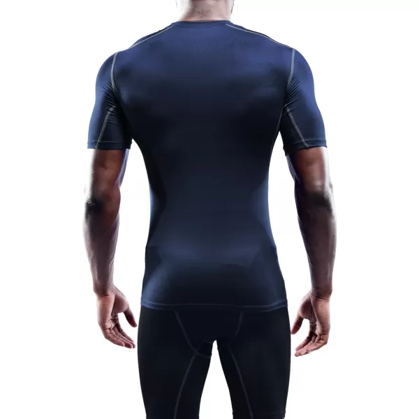 NELEUS Men's 3 Pack Athletic Compression Base Layer Workout Shirt