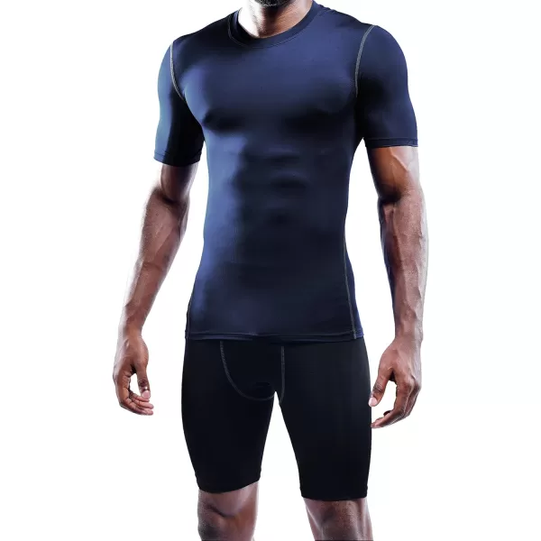 NELEUS Men's 3 Pack Athletic Compression Base Layer Workout Shirt