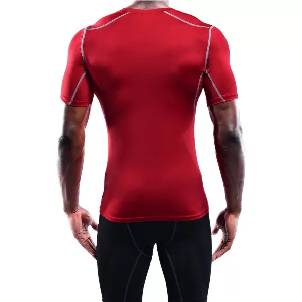 NELEUS Men's 3 Pack Athletic Compression Base Layer Workout Shirt