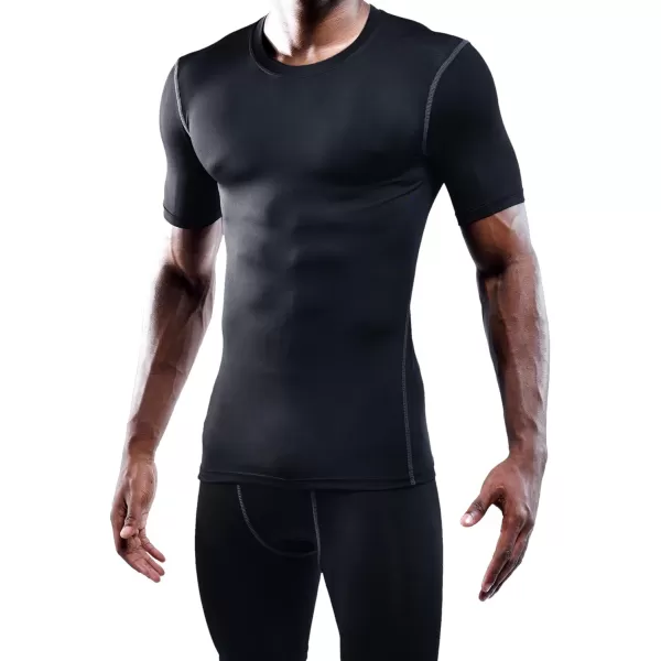 NELEUS Men's 3 Pack Athletic Compression Base Layer Workout Shirt