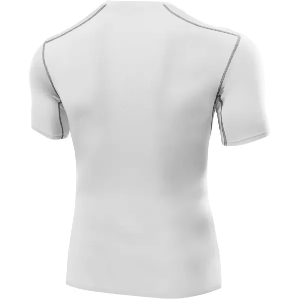 NELEUS Men's 3 Pack Athletic Compression Base Layer Workout Shirt