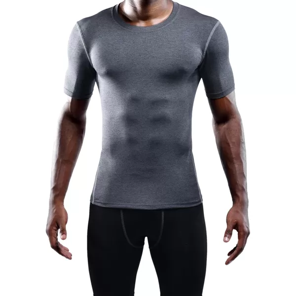 NELEUS Men's 3 Pack Athletic Compression Base Layer Workout Shirt