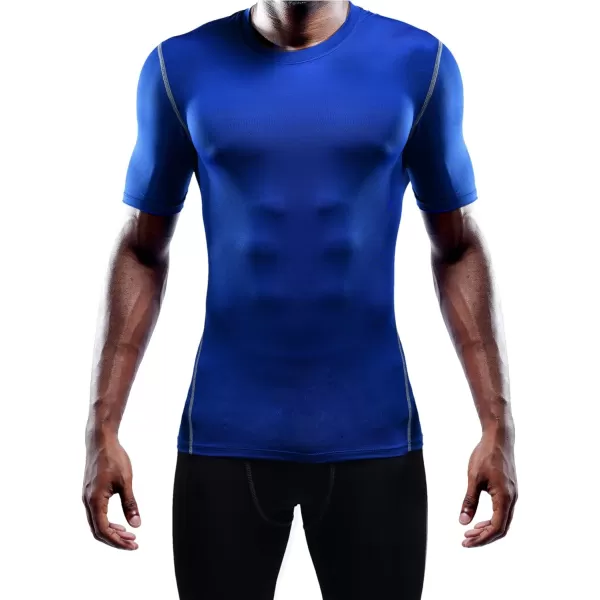 NELEUS Men's 3 Pack Athletic Compression Base Layer Workout Shirt