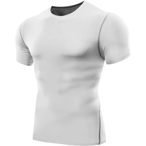 NELEUS Men's 3 Pack Athletic Compression Base Layer Workout Shirt
