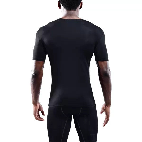 NELEUS Men's 3 Pack Athletic Compression Base Layer Workout Shirt