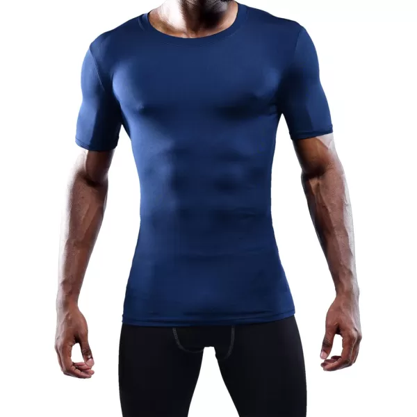 NELEUS Men's 3 Pack Athletic Compression Base Layer Workout Shirt