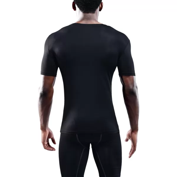 NELEUS Men's 3 Pack Athletic Compression Base Layer Workout Shirt