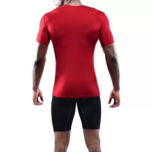 NELEUS Men's 3 Pack Athletic Compression Base Layer Workout Shirt