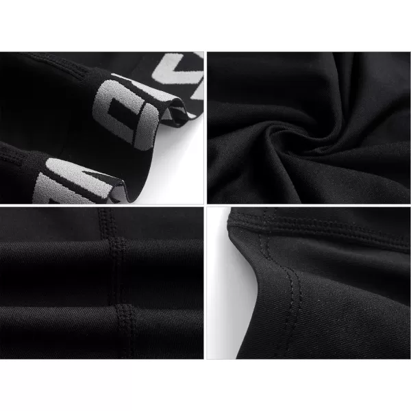NELEUS Men's 3 Pack Compression Shorts