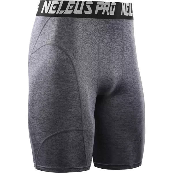 NELEUS Men's 3 Pack Compression Shorts