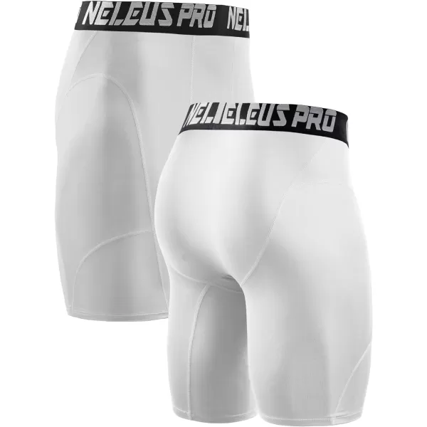 NELEUS Men's 3 Pack Compression Shorts