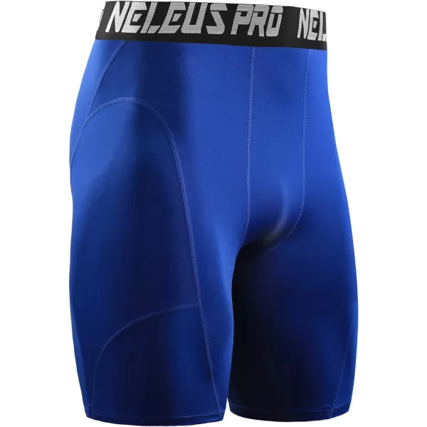 NELEUS Men's 3 Pack Compression Shorts