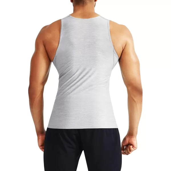 NELEUS Men's 3 Pack Dry Fit Compression Tank Top
