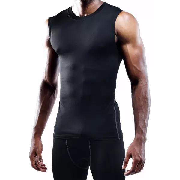 NELEUS Men's 3 Pack Dry Fit Compression Tank Top