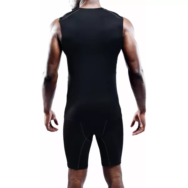 NELEUS Men's 3 Pack Dry Fit Compression Tank Top