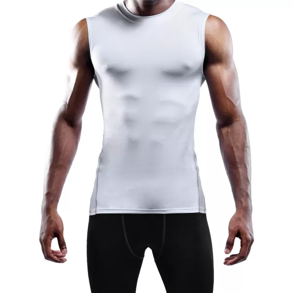 NELEUS Men's 3 Pack Dry Fit Compression Tank Top