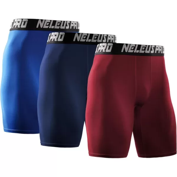 6028# Navy/Blue/Red,3 Pack