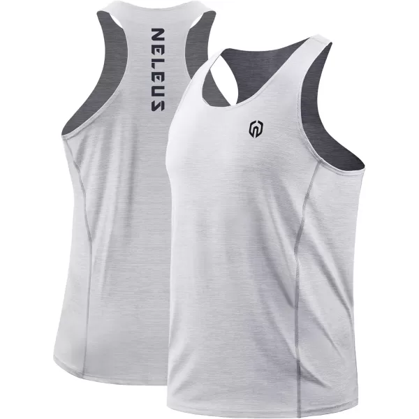 NELEUS Men's 3 Pack Running Tank Top Dry Fit Y-Back Athletic Workout Tank Tops