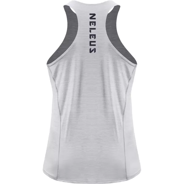 NELEUS Men's 3 Pack Running Tank Top Dry Fit Y-Back Athletic Workout Tank Tops