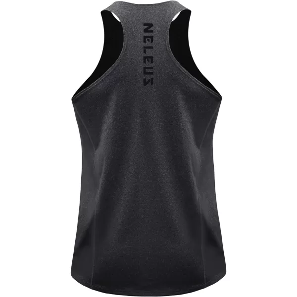 NELEUS Men's 3 Pack Running Tank Top Dry Fit Y-Back Athletic Workout Tank Tops