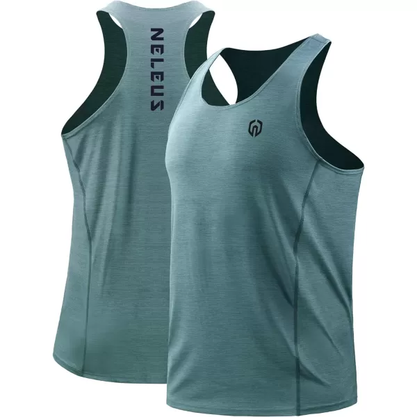 NELEUS Men's 3 Pack Running Tank Top Dry Fit Y-Back Athletic Workout Tank Tops