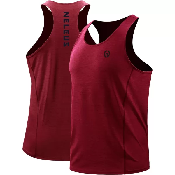 NELEUS Men's 3 Pack Running Tank Top Dry Fit Y-Back Athletic Workout Tank Tops