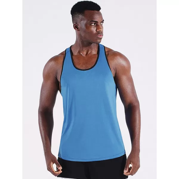 NELEUS Men's 3 Pack Running Tank Top Dry Fit Y-Back Athletic Workout Tank Tops